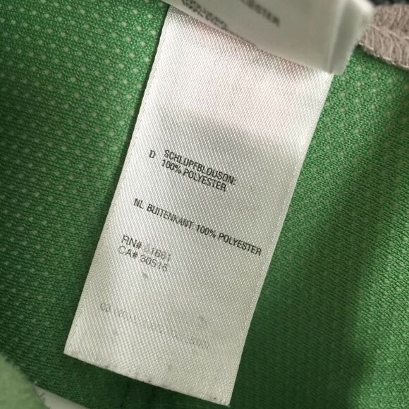 The North Face Fleece Windwall Jacket XS Mint Green Full Zip Windproof Coat - Picture 8 of 12